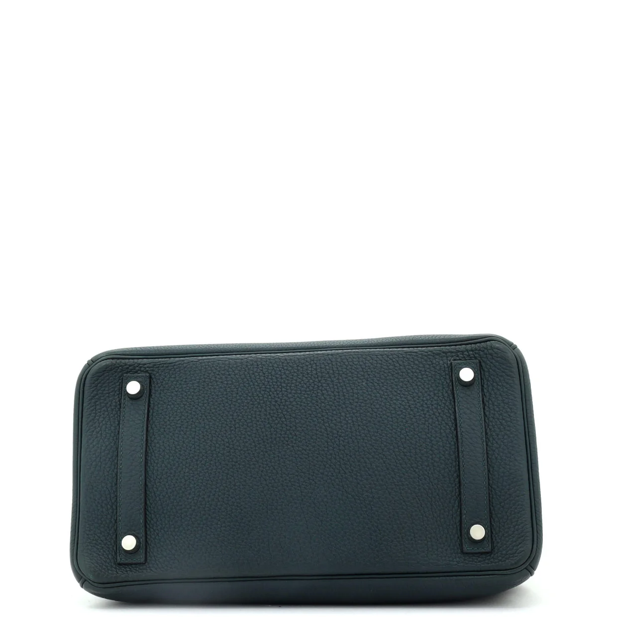 Birkin Handbag Vert Cypress Maurice with Palladium Hardware 30 - Deep Luxury