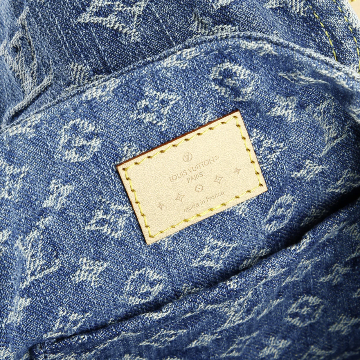Venice Backpack Monogram Denim - Deep Luxury