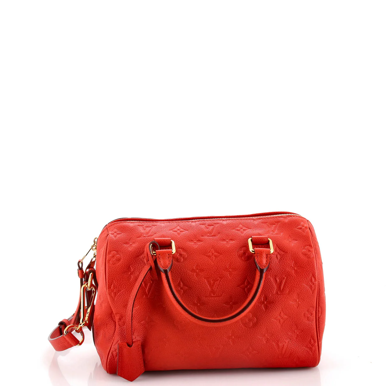 Speedy Bandouliere Bag Monogram Empreinte Leather 25 - Deep Luxury