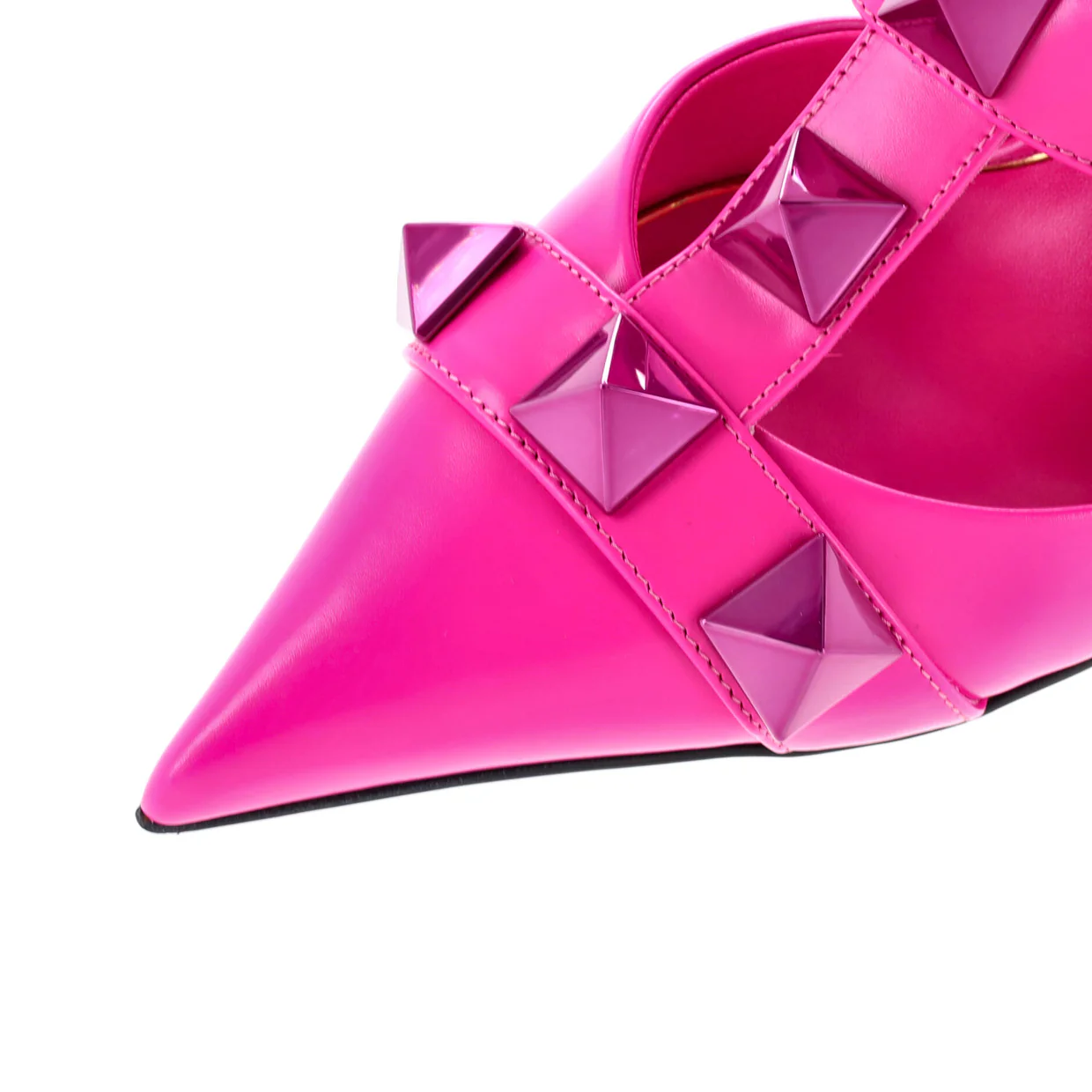 Women's Roman Stud Pumps Leather - Deep Luxury