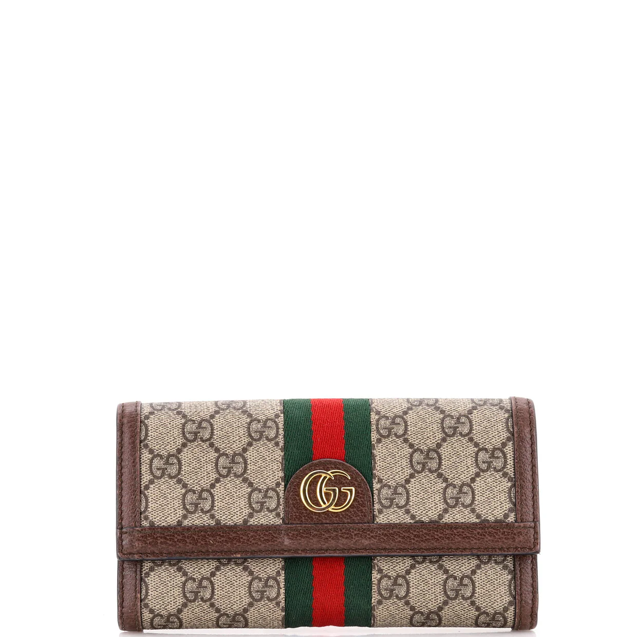 Ophidia Continental Wallet GG Coated Canvas - Deep Luxury