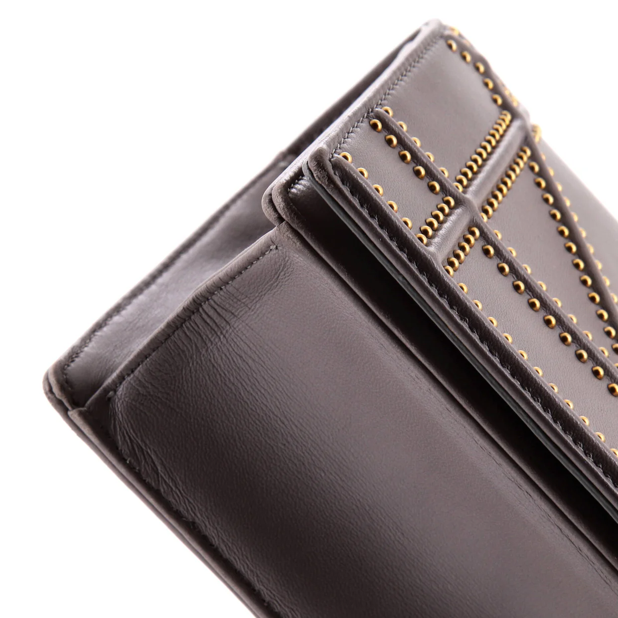 Diorama Flap Bag Studded Leather Small - Deep Luxury