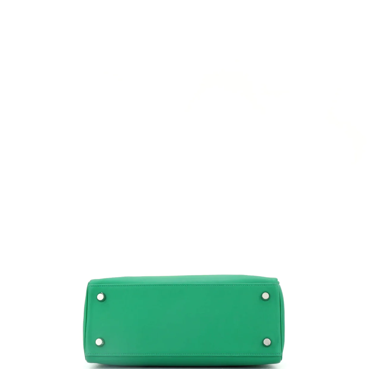 Kelly Handbag Vert Vertigo Swift with Palladium Hardware 25 - Deep Luxury