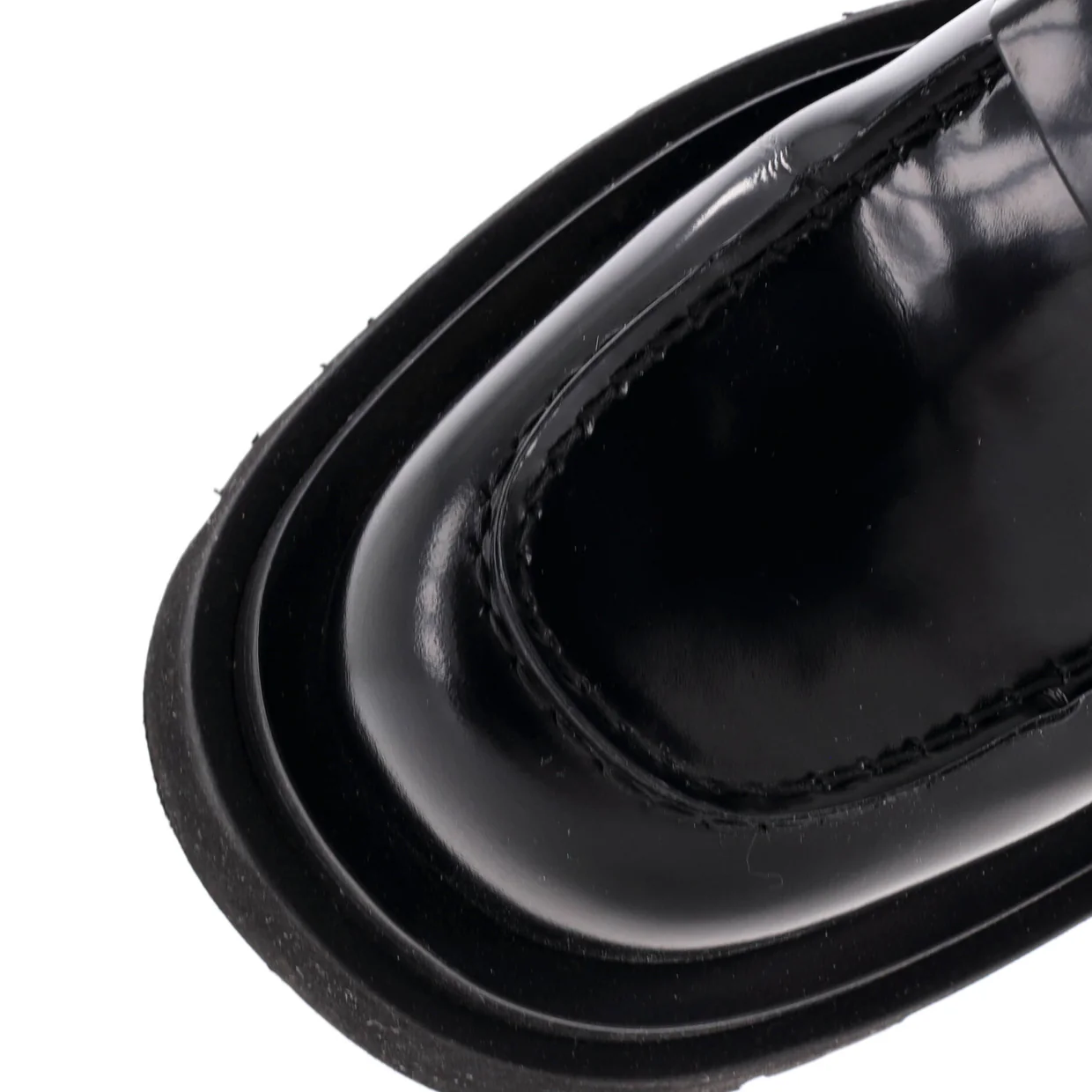 Women's Monsieur Platform Loafers Patent - Deep Luxury