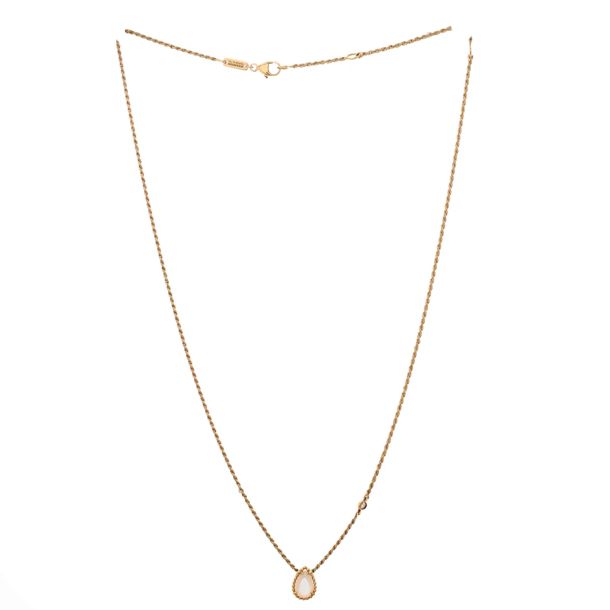 Serpent Boheme Pendant Necklace 18K Yellow Gold and Mother of Pearl Small - Deep Luxury