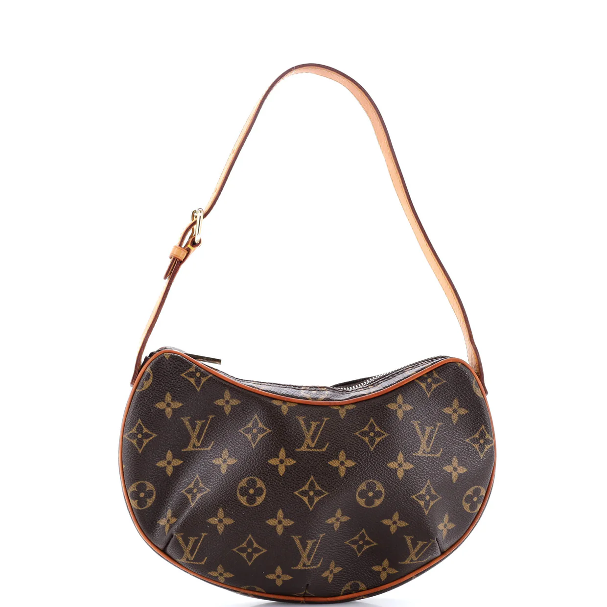Croissant Handbag Monogram Canvas PM - Deep Luxury