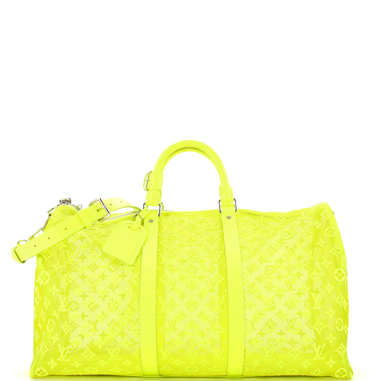 Keepall Bandouliere Bag Monogram See Through Mesh 50 - Deep Luxury