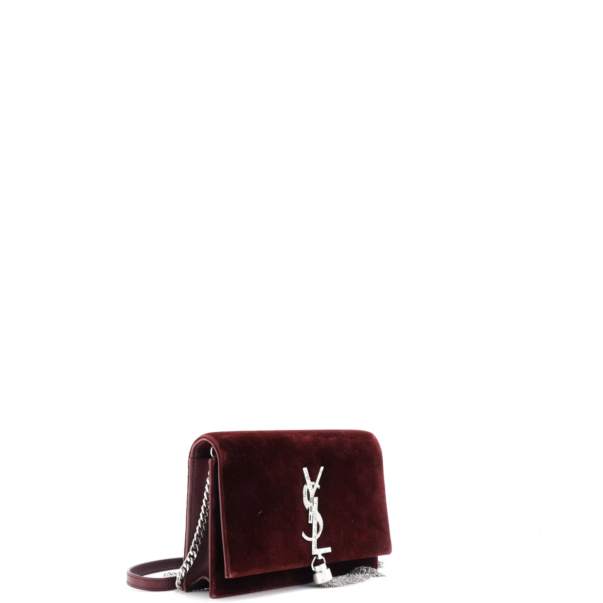 Classic Monogram Tassel Chain Wallet Velvet - Deep Luxury