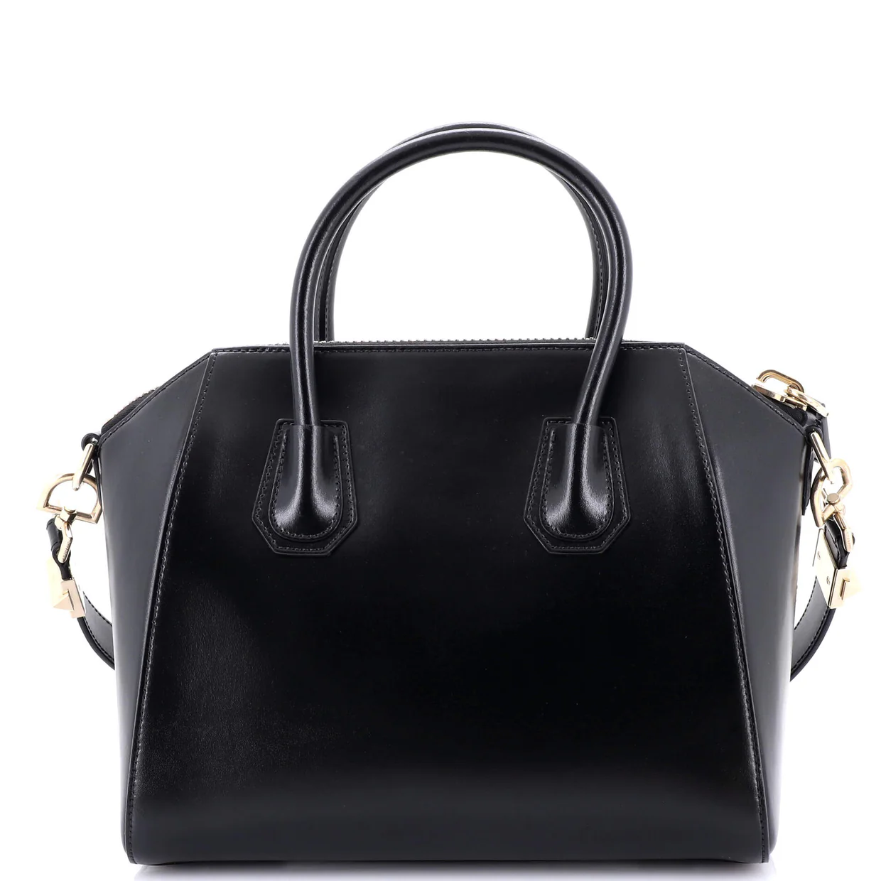 Antigona Bag Glazed Leather Small - Deep Luxury