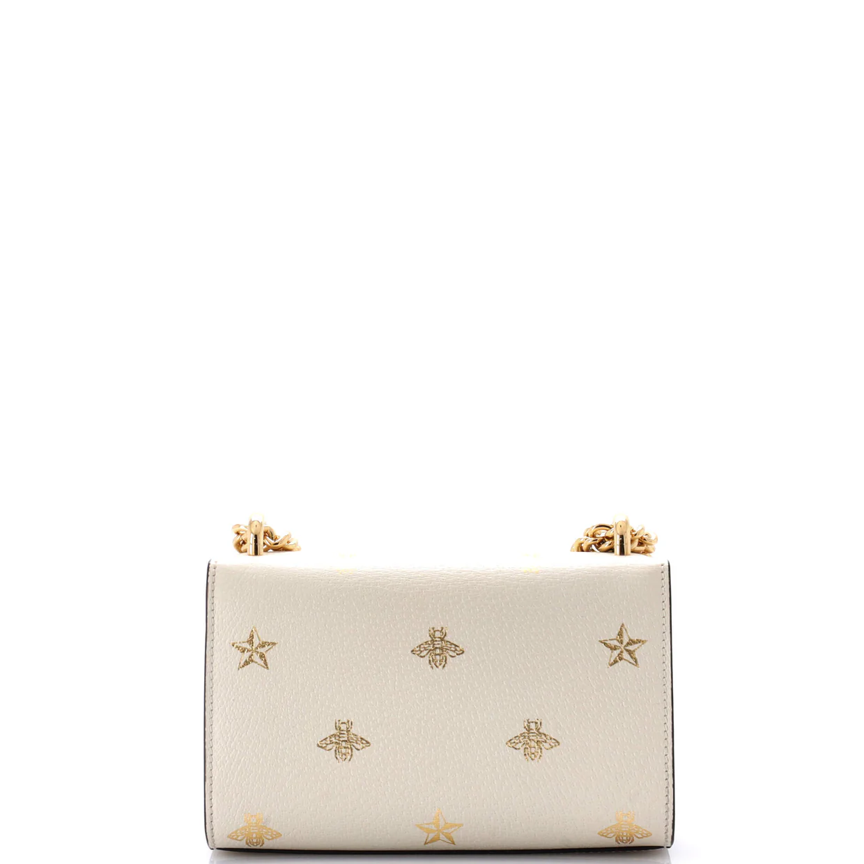 Padlock Shoulder Bag Printed Leather Small - Deep Luxury