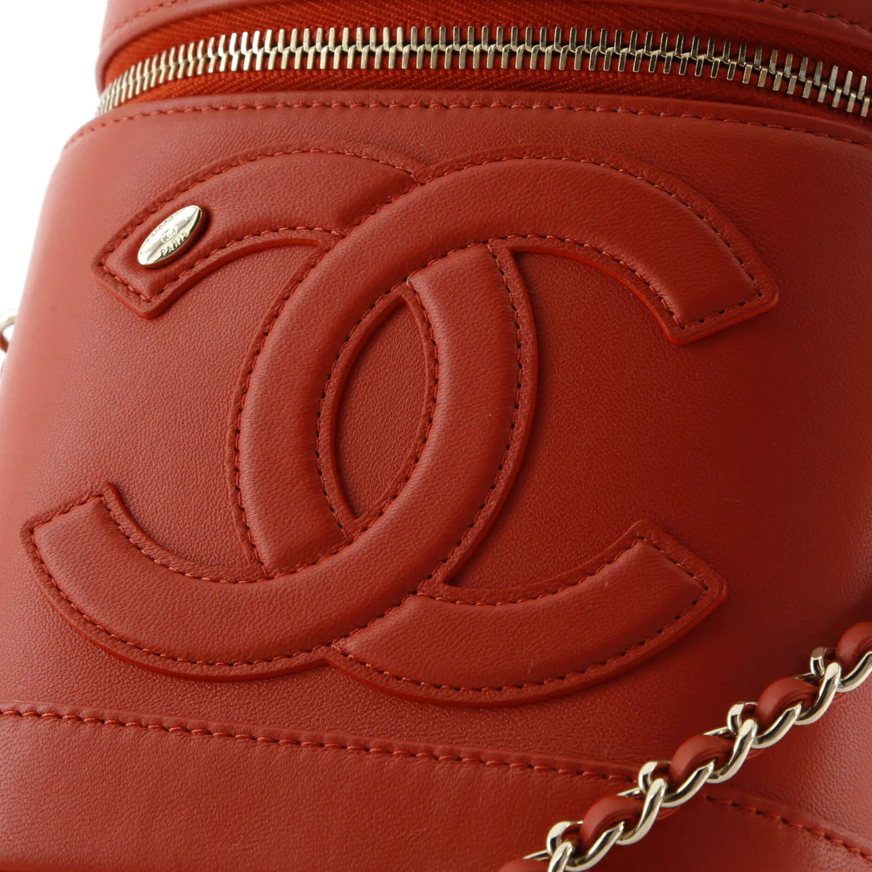 CC Mania Vanity Case Lambskin - Deep Luxury