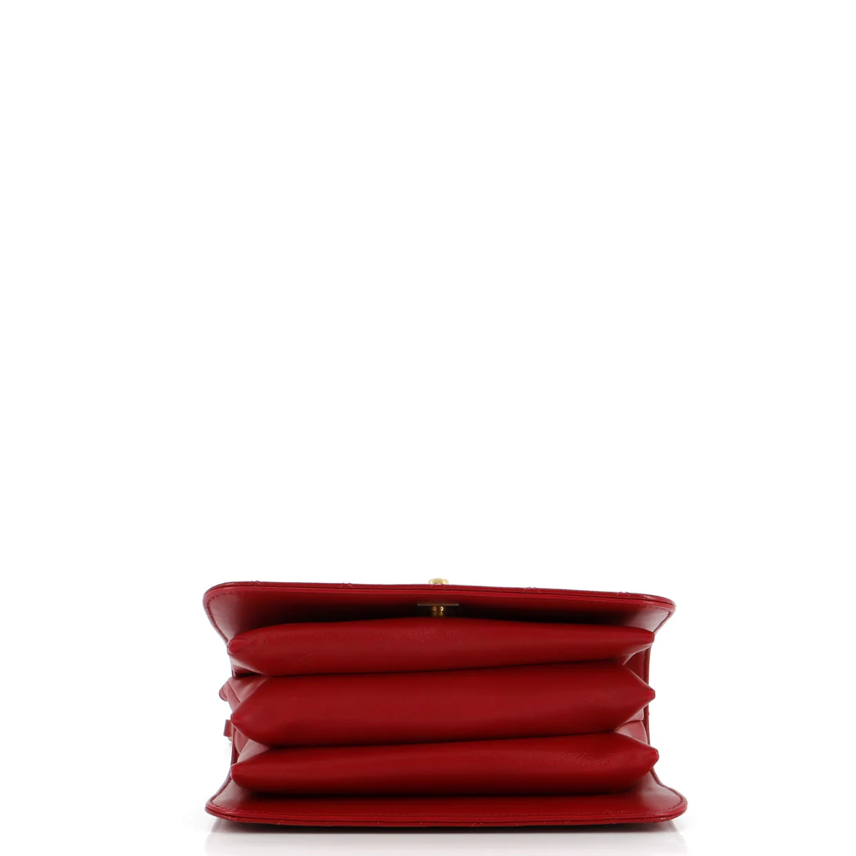 CC Top Handle Chain Full Flap Bag Quilted Caviar Small - Deep Luxury