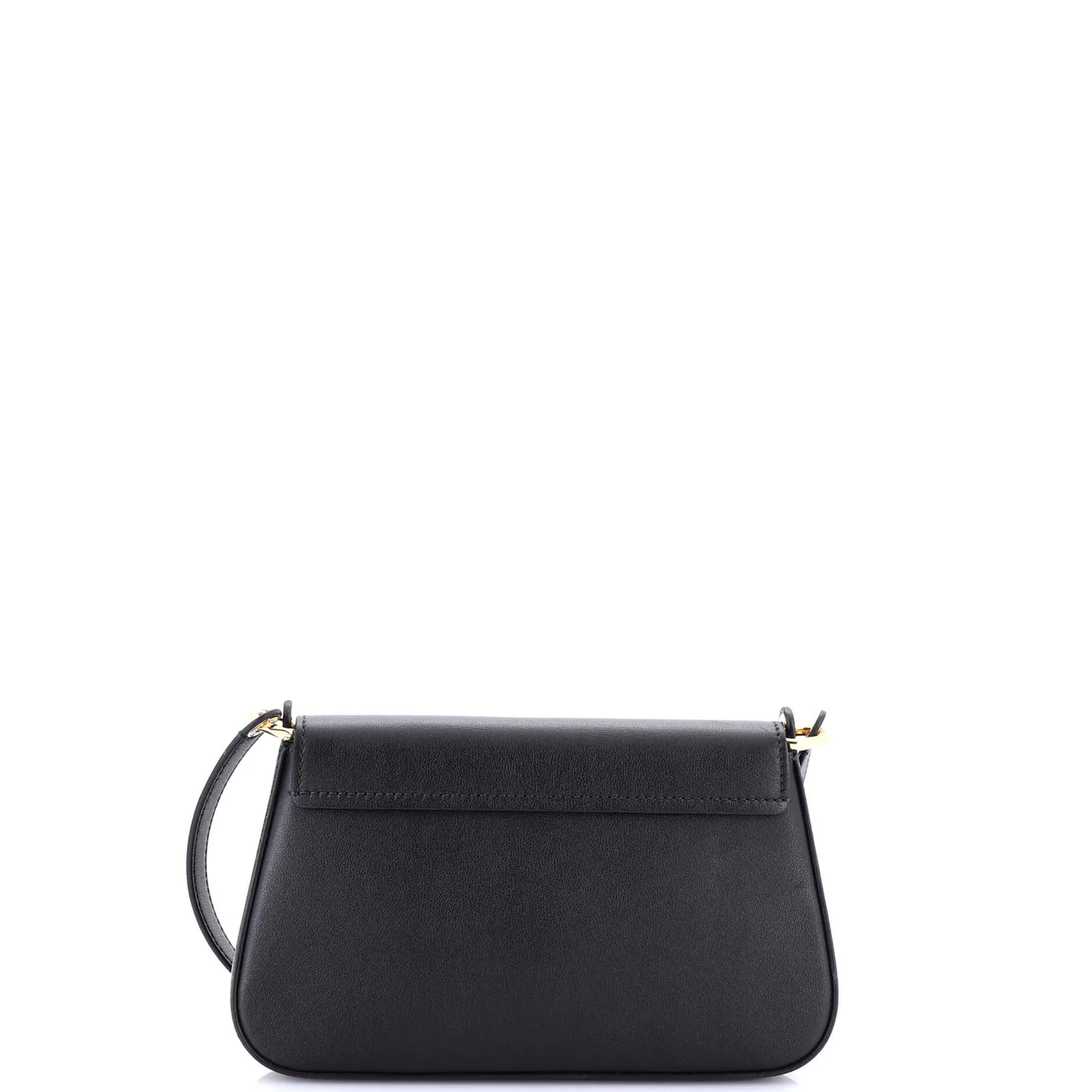 VLogo Bold Flap Shoulder Bag Leather Mini - Deep Luxury
