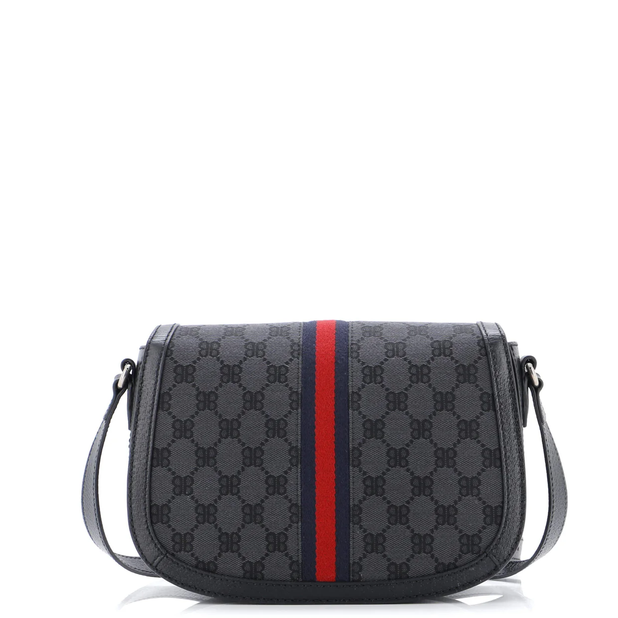 x Balenciaga The Hacker Project Flap Messenger Bag BB Canvas Medium - Deep Luxury