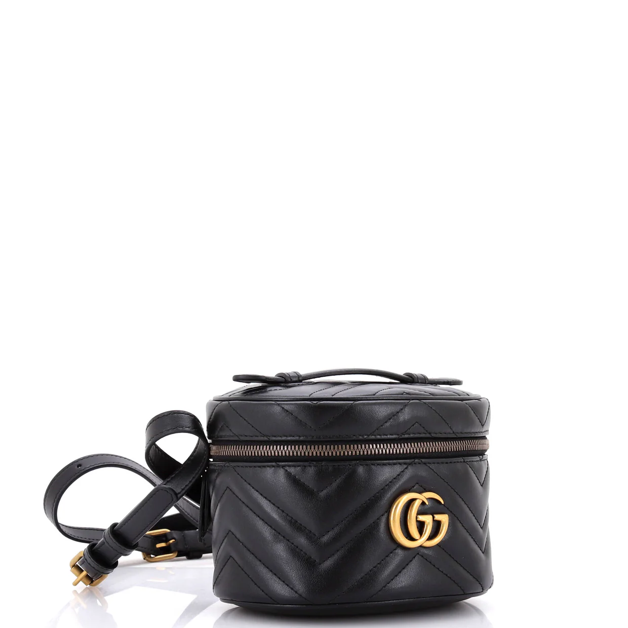 GG Marmont Vanity Backpack Matelasse Leather Mini - Deep Luxury
