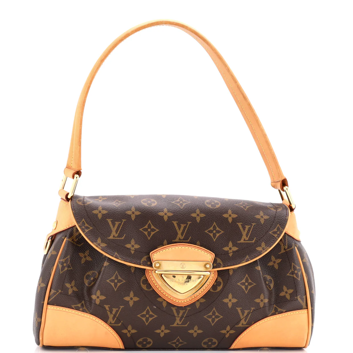 Beverly Handbag Monogram Canvas MM - Deep Luxury