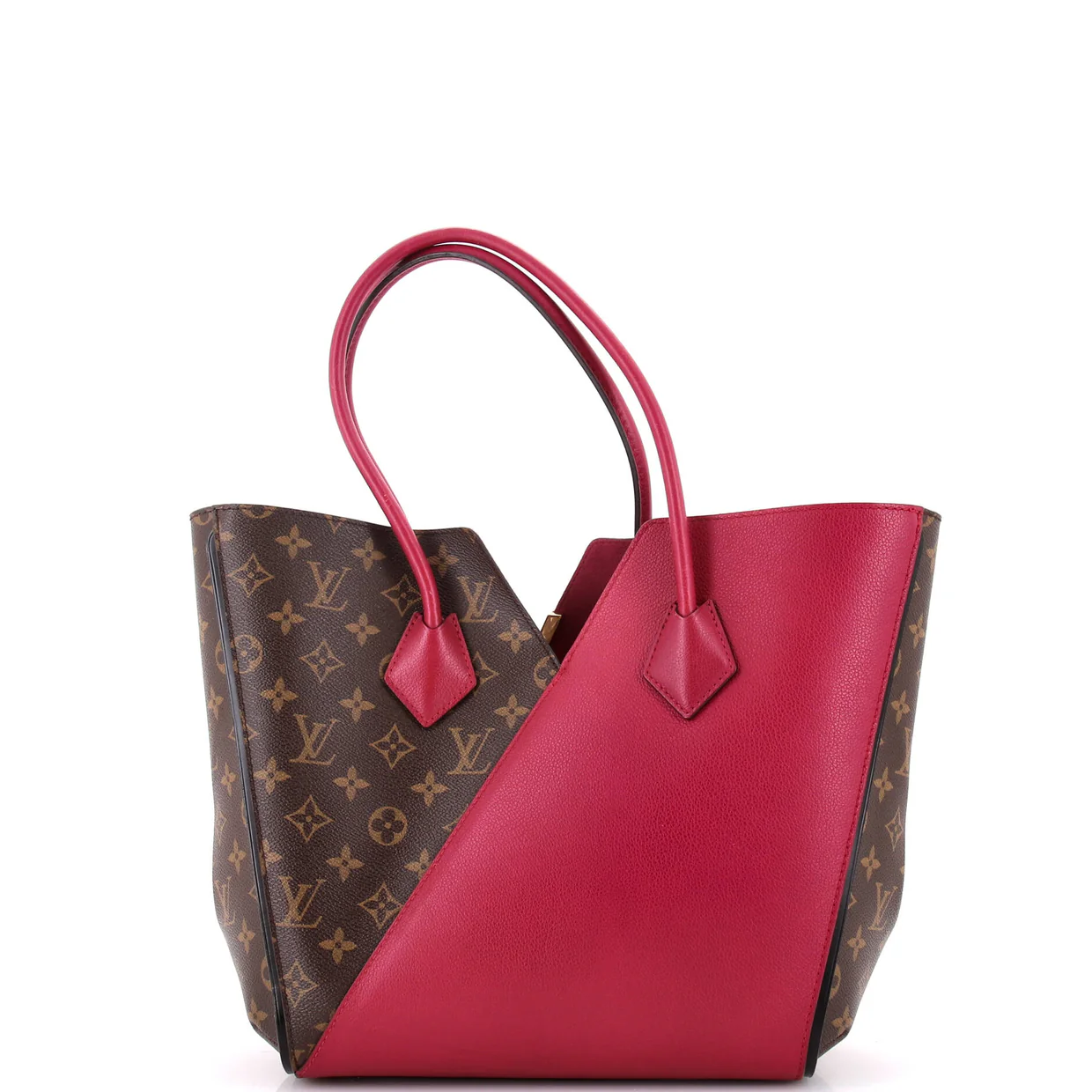 Kimono Handbag Monogram Canvas and Leather MM - Deep Luxury