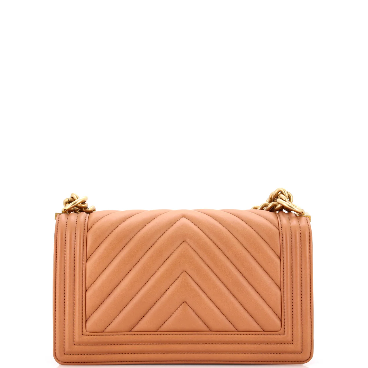 Boy Flap Bag Chevron Lambskin Old Medium - Deep Luxury