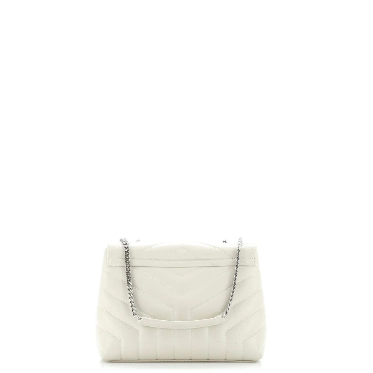 Loulou Shoulder Bag Matelasse Chevron Leather Small - Deep Luxury