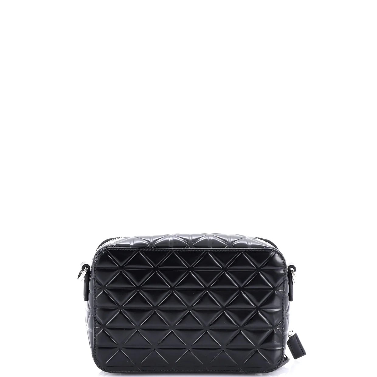 Brique Camera Crossbody Bag Embossed Leather - Deep Luxury