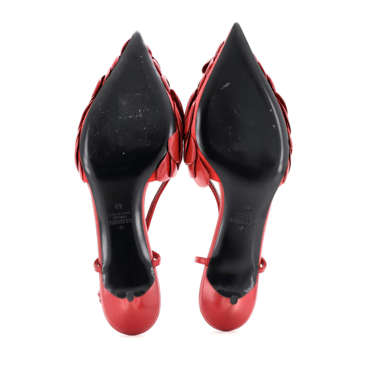 Women's Rose Slingback Pumps Leather - Deep Luxury