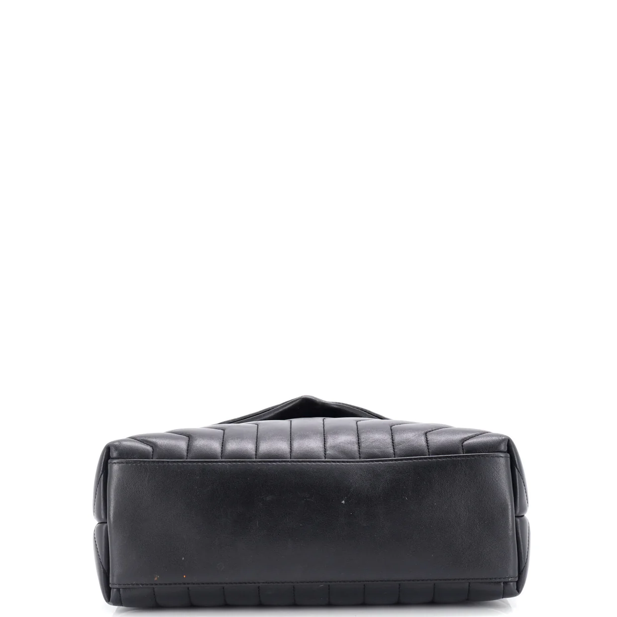 Loulou Shoulder Bag Matelasse Chevron Leather Medium - Deep Luxury