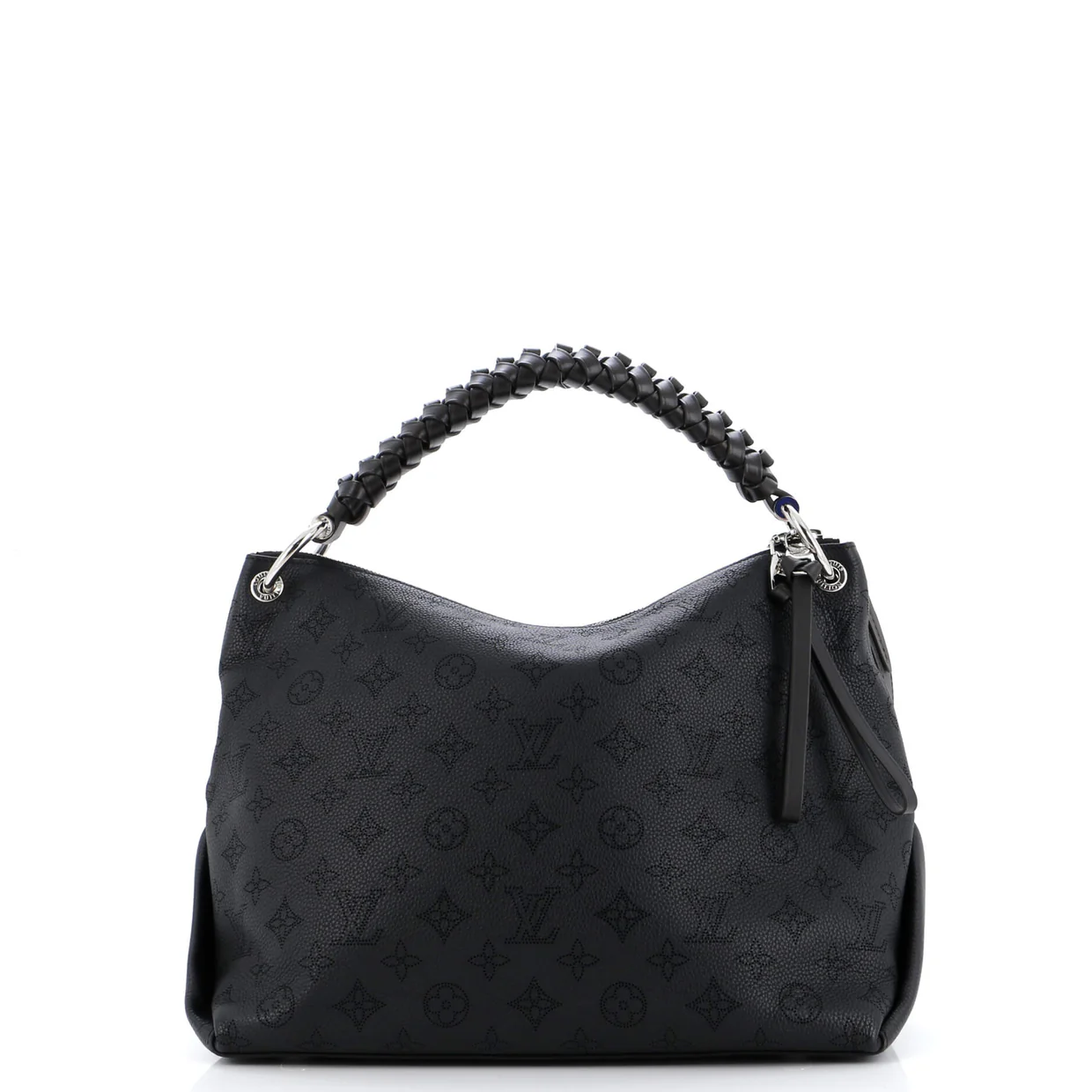 Braided Handle Beaubourg Hobo Mahina Leather MM - Deep Luxury