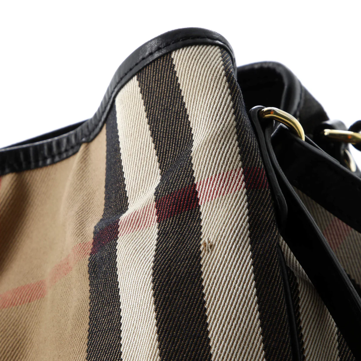 Canterbury Tote House Check Canvas Small - Deep Luxury