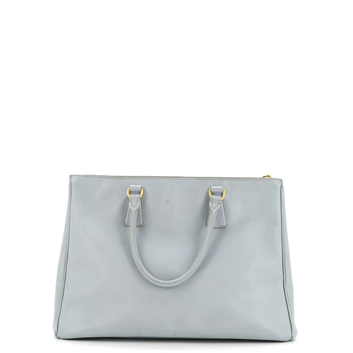 Double Zip Lux Tote Saffiano Leather Large - Deep Luxury
