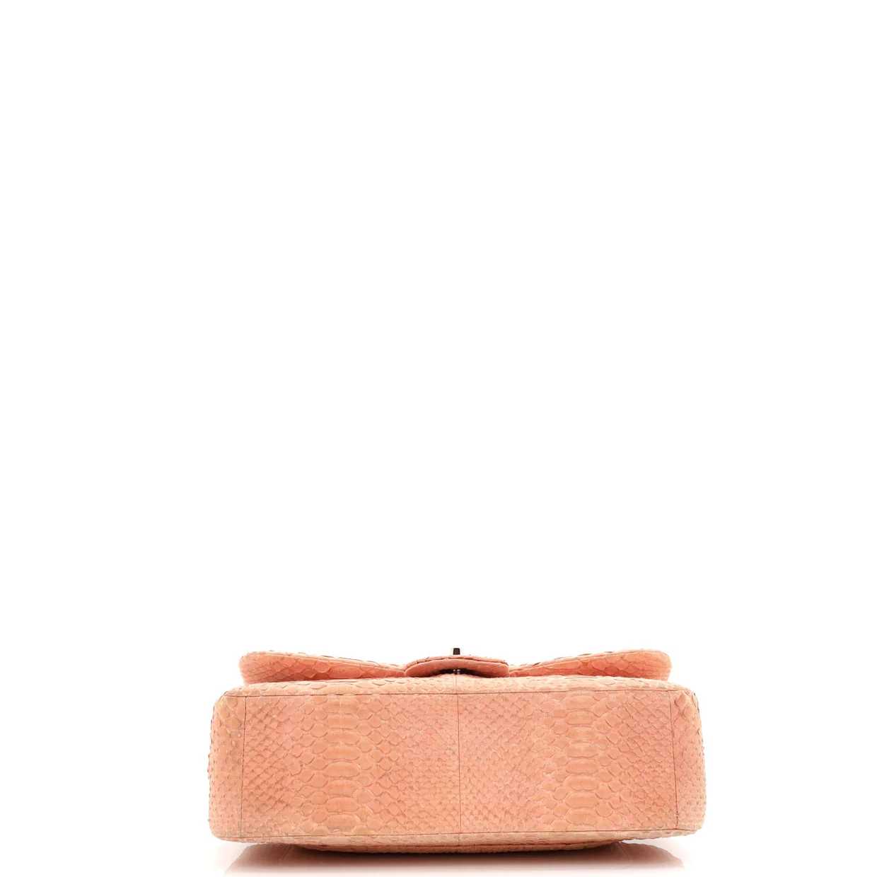 Classic Double Flap Bag Python Jumbo - Deep Luxury