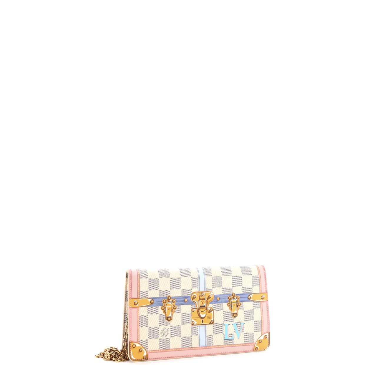 Weekend Pochette Limited Edition Damier Summer Trunks - Deep Luxury