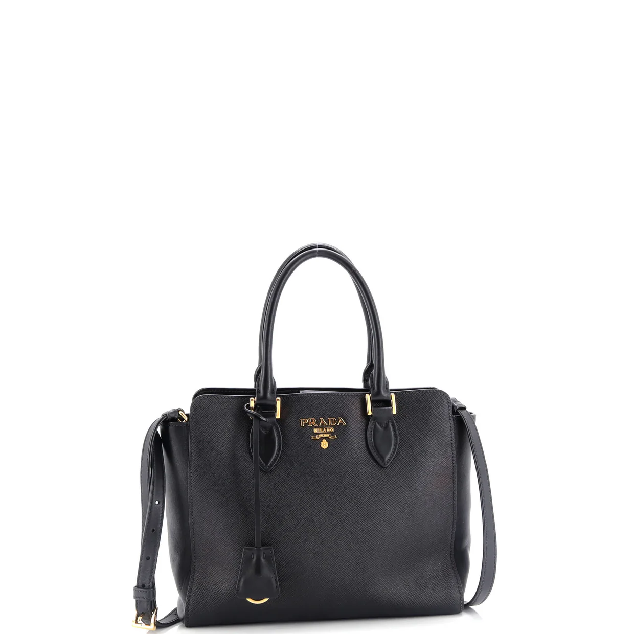 Convertible Open Tote Saffiano with Soft Calf Small - Deep Luxury