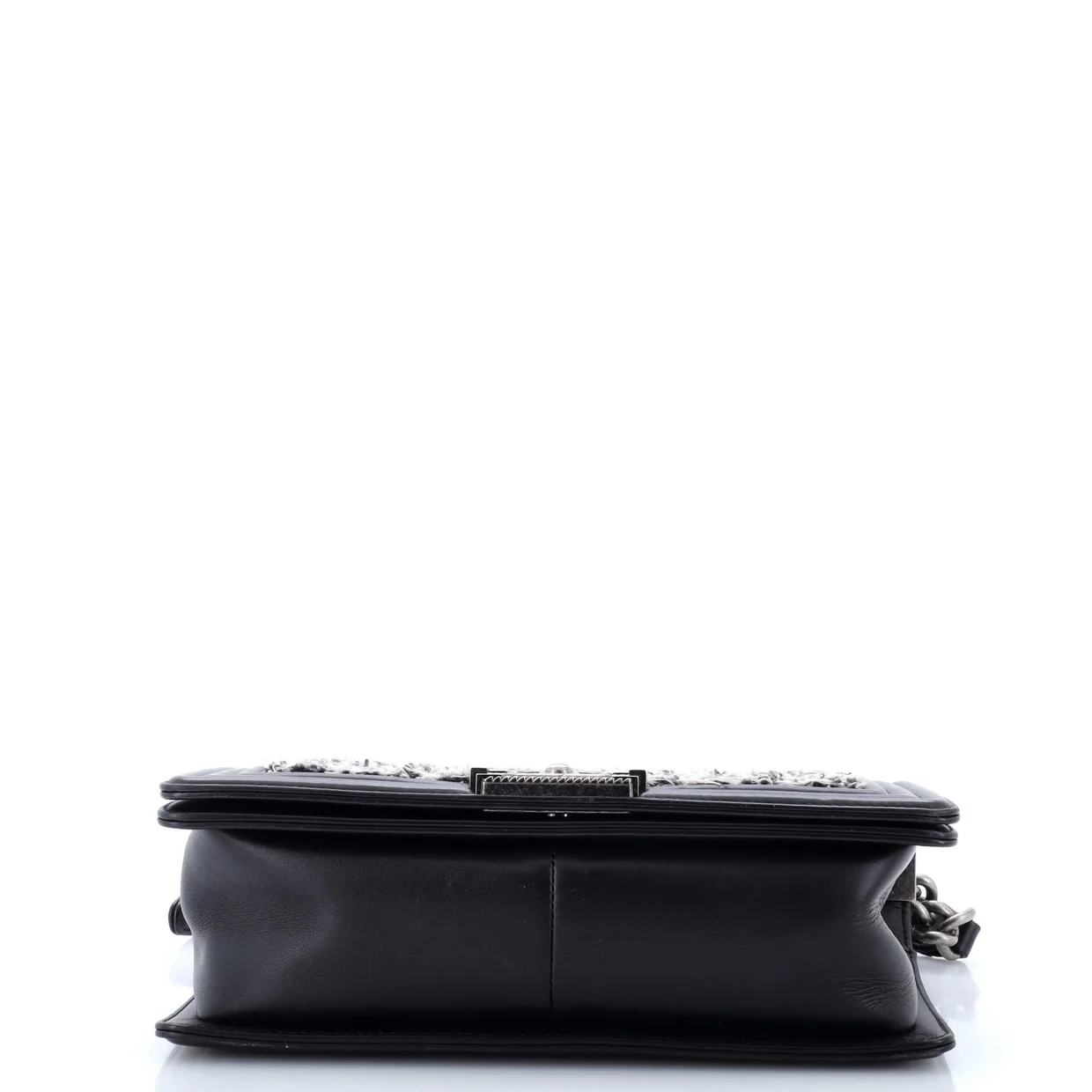 Boy Flap Bag Braided Tweed Old Medium - Deep Luxury