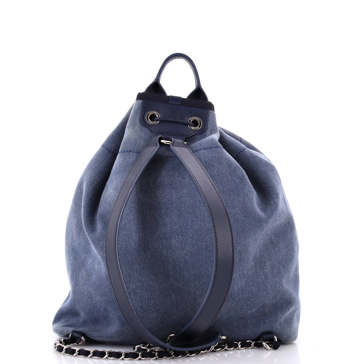 Deauville Backpack Canvas with Sequins Large - Deep Luxury