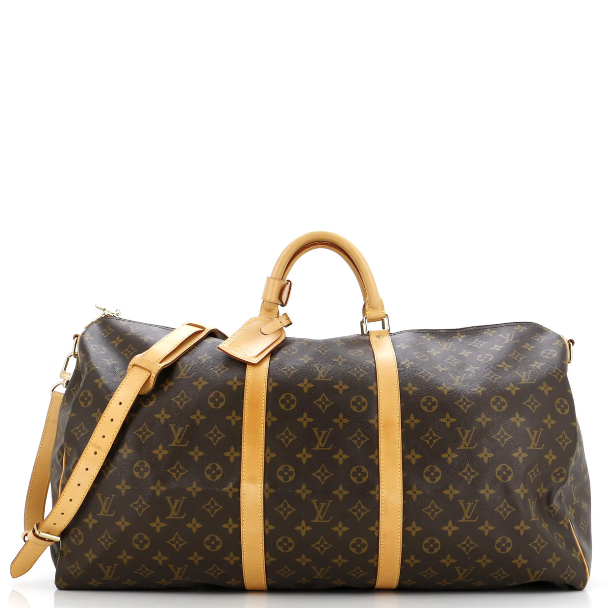 Keepall Bandouliere Bag Monogram Canvas 60 - Deep Luxury