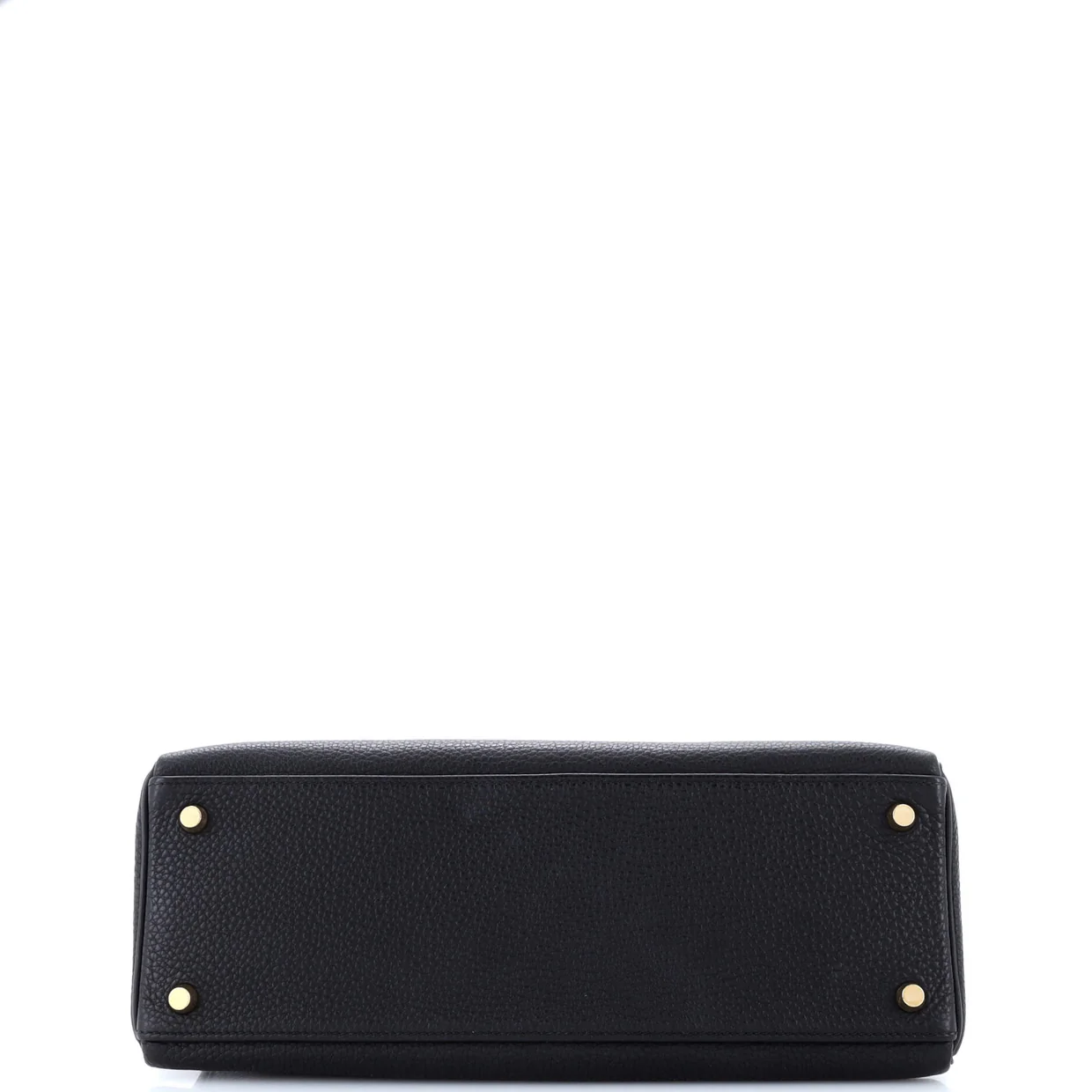 Kelly Handbag Noir Togo with Gold Hardware 32 - Deep Luxury