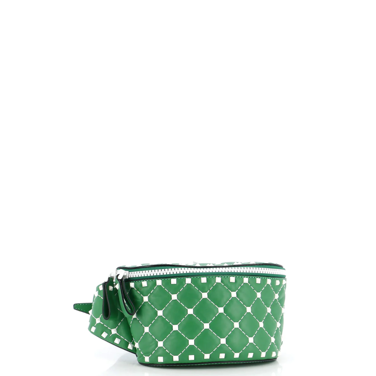 Rockstud Spike Belt Bag Quilted Leather Small - Deep Luxury