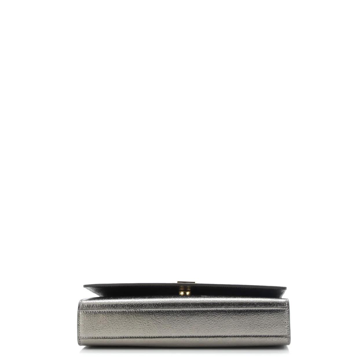 Classic Monogram Crossbody Bag Metallic Leather Medium - Deep Luxury