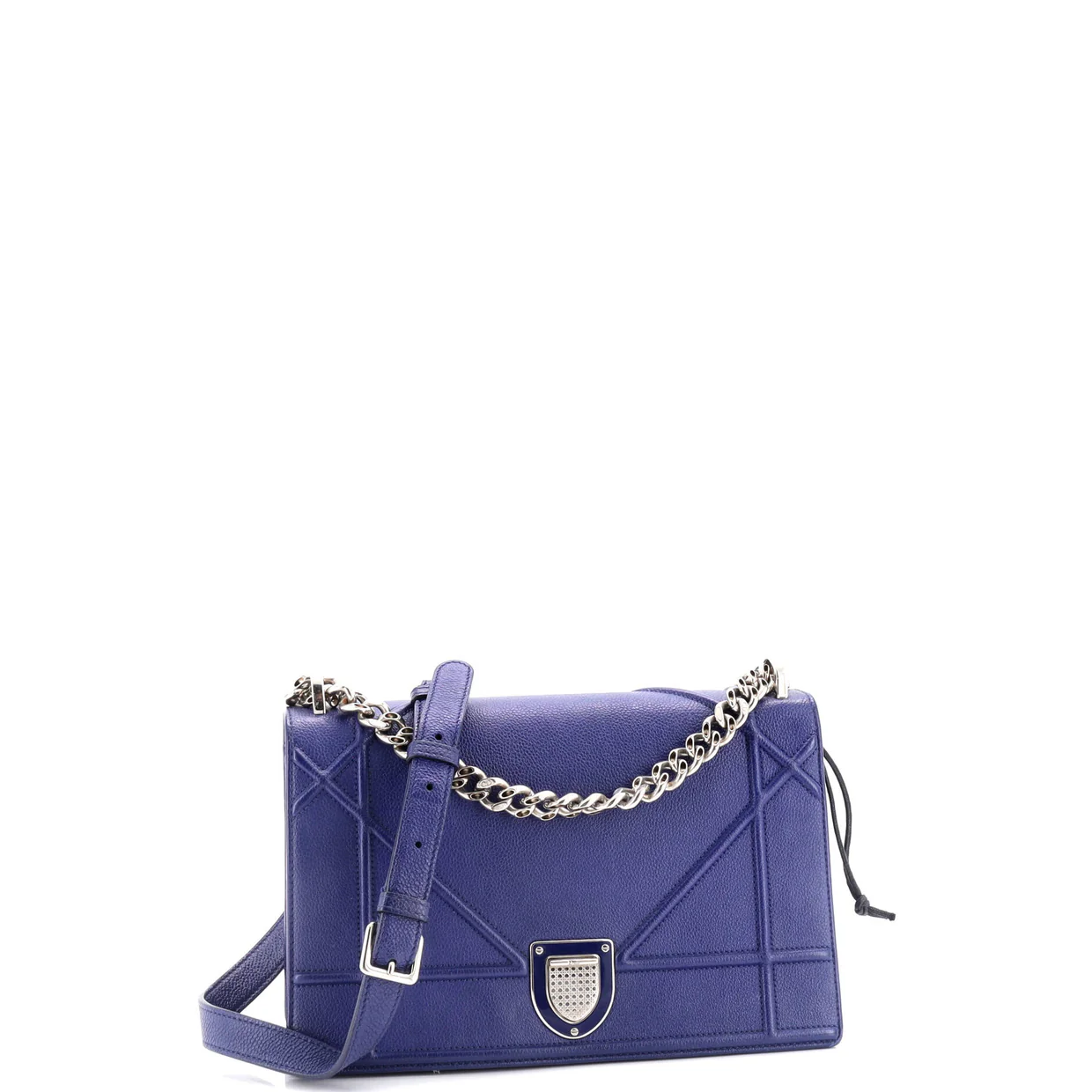 Diorama Flap Bag Grained Calfskin Medium - Deep Luxury