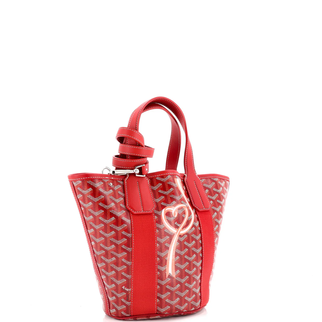 Belharra Tote Printed Coated Canvas PM - Deep Luxury