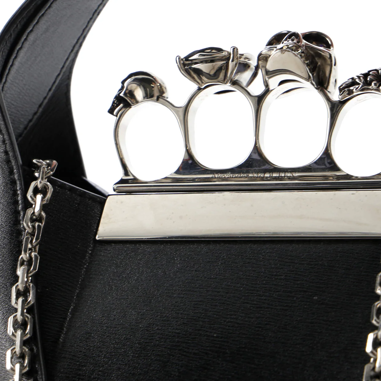 Jewelled Hobo Leather Mini - Deep Luxury