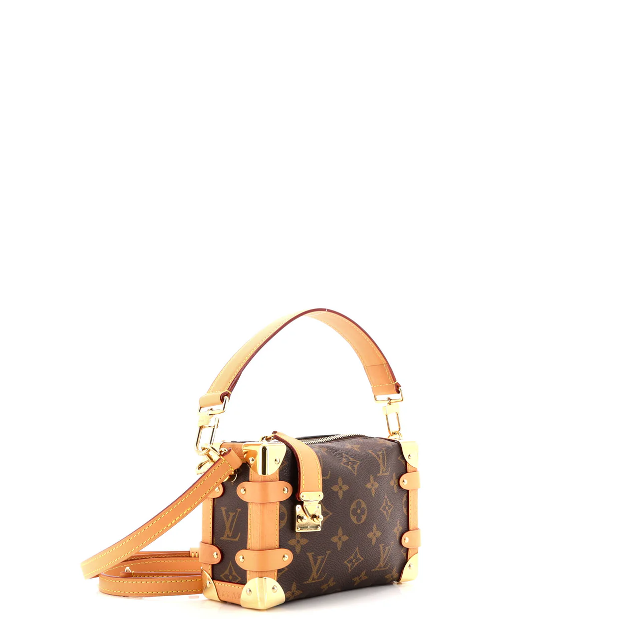 Side Trunk Handbag Monogram Canvas PM - Deep Luxury