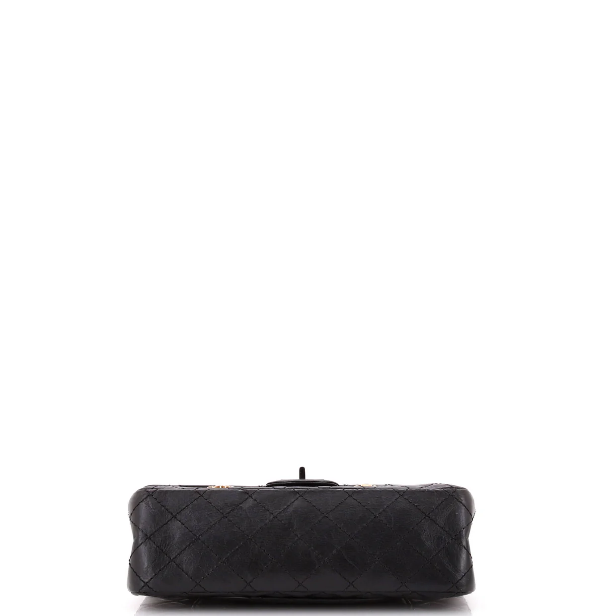 Space Charms Reissue 2.55 Flap Bag Quilted Aged Calfskin 225 - Deep Luxury