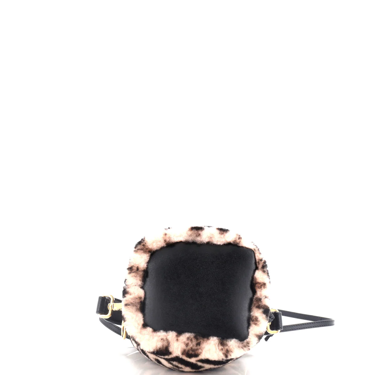 Mon Tresor Bucket Bag Zucca Shearling Mini - Deep Luxury