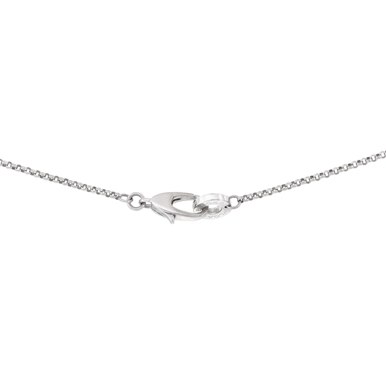 B.Zero1 Pendant Necklace 18K White Gold with Diamonds - Deep Luxury