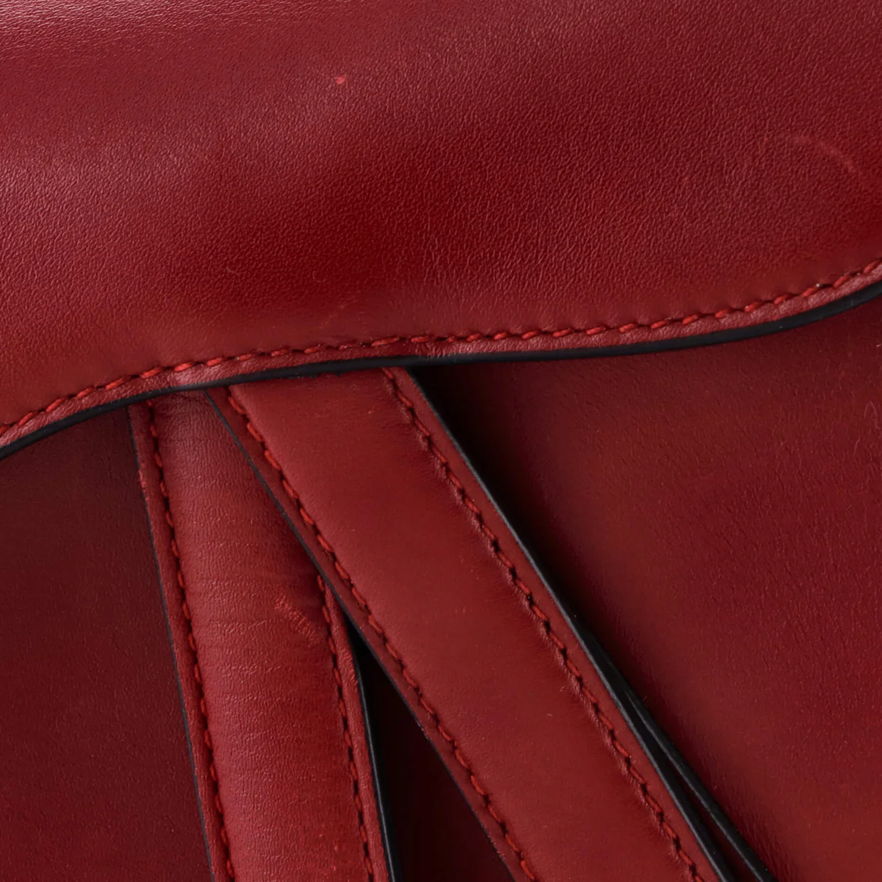 Saddle Handbag Leather Mini - Deep Luxury
