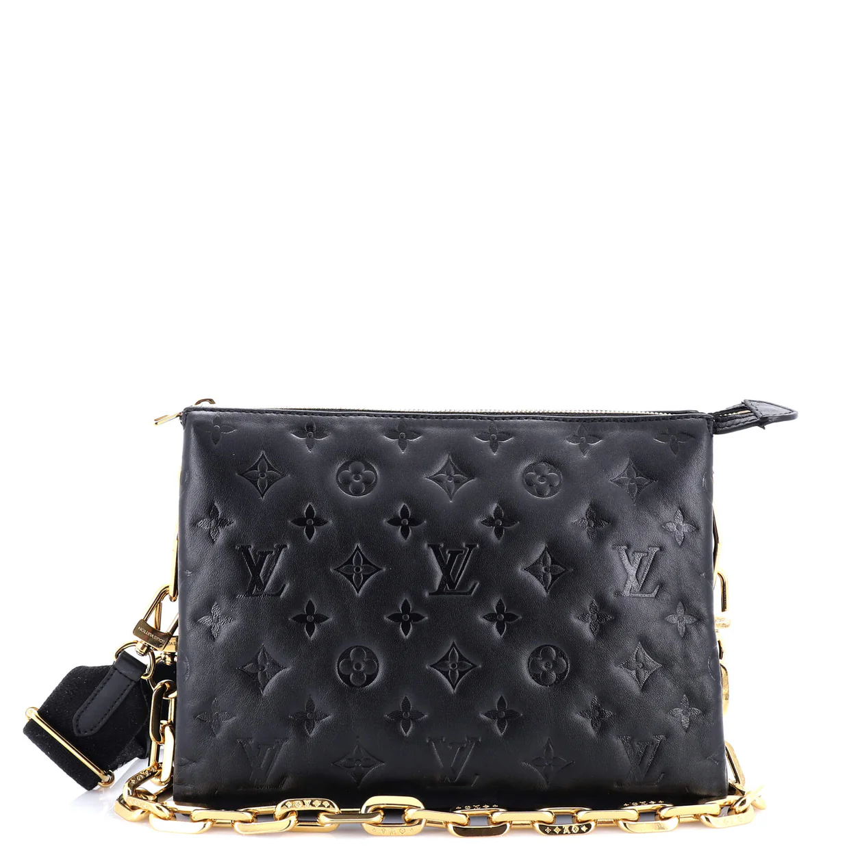 Coussin Bag Monogram Embossed Lambskin PM - Deep Luxury