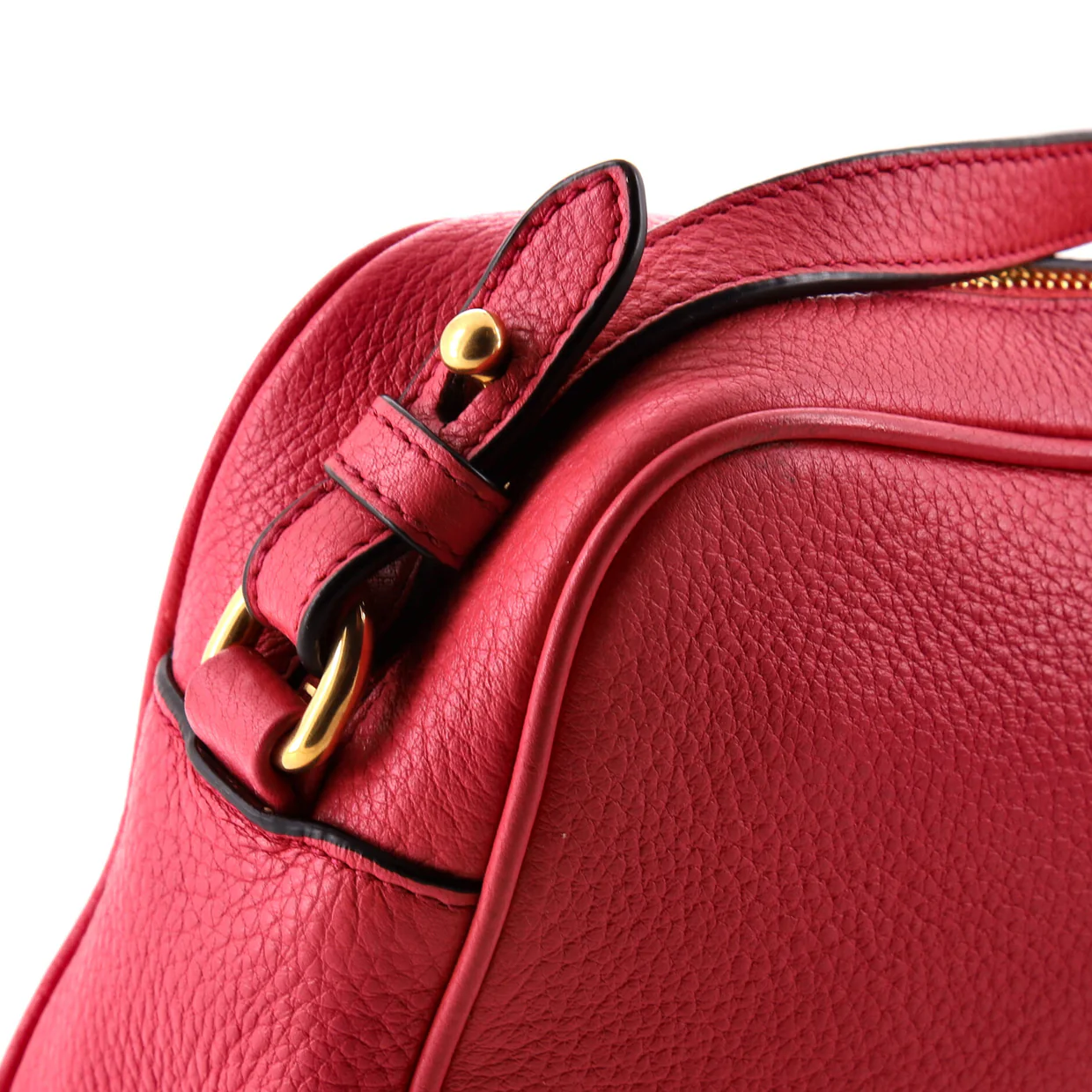 Dual Strap Camera Bag Vitello Daino - Deep Luxury