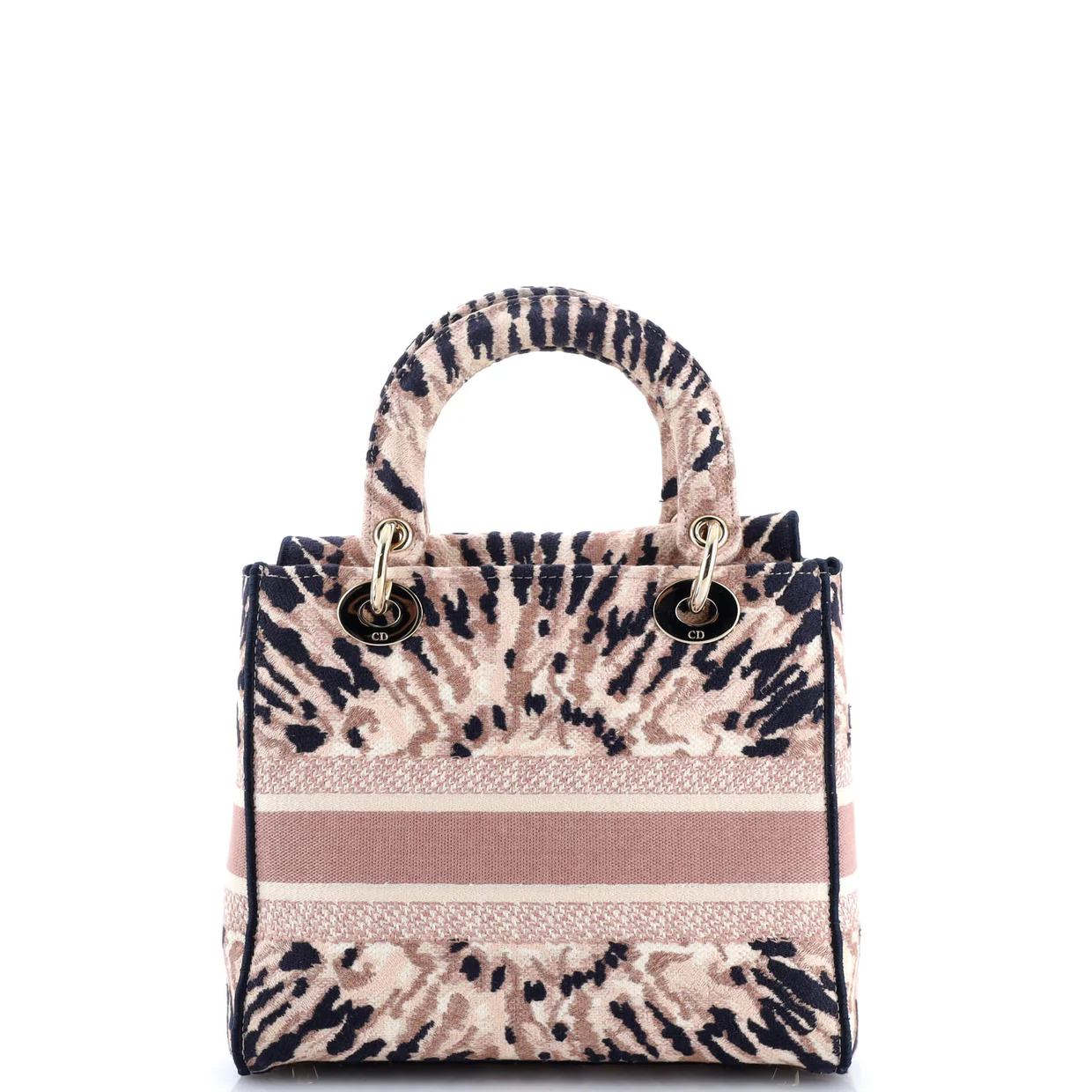 Lady D-Lite Bag Embroidered Canvas Medium - Deep Luxury