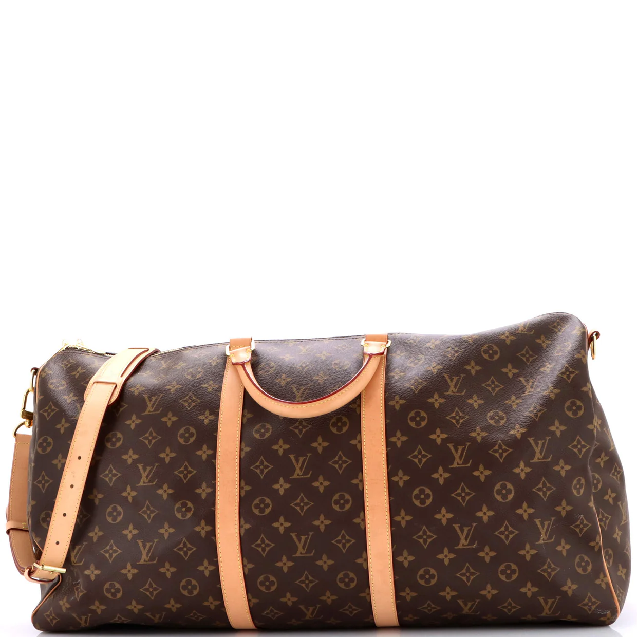 Keepall Bandouliere Bag Monogram Canvas 60 - Deep Luxury